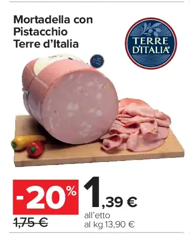 Mortadella con pistacchio