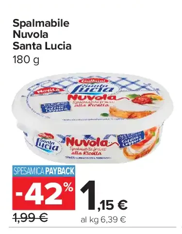 Spalmabile Nuvola Santa Lucia
