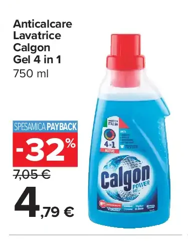 Anticalcare lavatrice