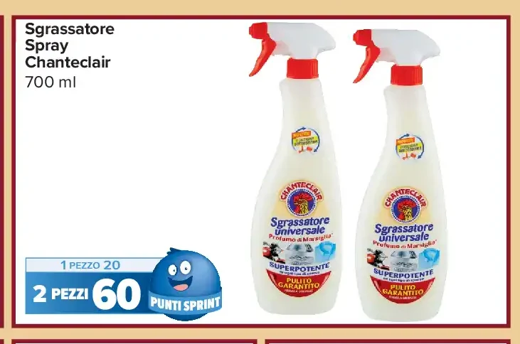 Sgrassatore spray Chanteclair 700 ml