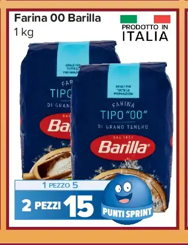Farina 00 Barilla 1 kg