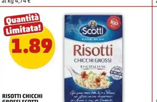 Risotti chicchi grossi Scotti
