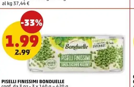 Piselli finissimi Bonduelle