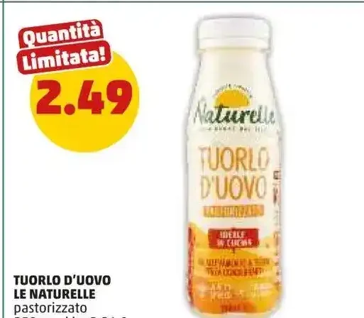 Tuorlo d'uovo Le Naturelle