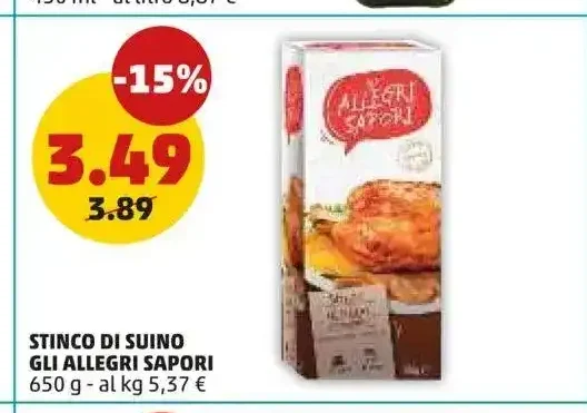 Stinco di suino Gli Allegri Sapori