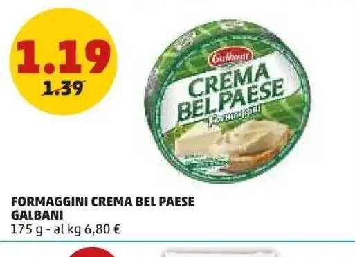 Formaggini crema Bel Paese Galbani