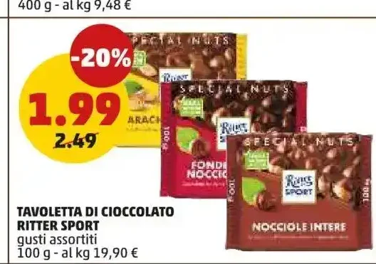 Tavoletta di cioccolato Ritter Sport