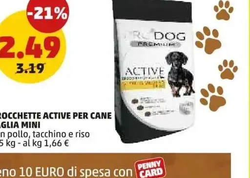 Crocchette Active per cane