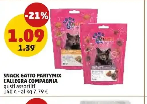 Snack per gatti PartyMix