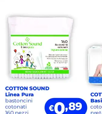 Cotton Sound Linea Pura bastoncini cotonati