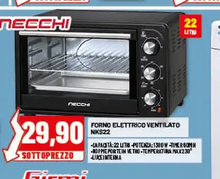 Forno elettrico ventilato