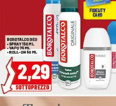 Deodorante Borotalco