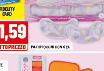 Patch occhi con gel