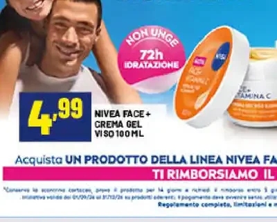 Crema gel viso Nivea Face+