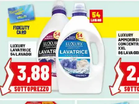 Detersivo lavatrice Luxury