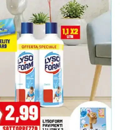 Detergente pavimenti Lysoform