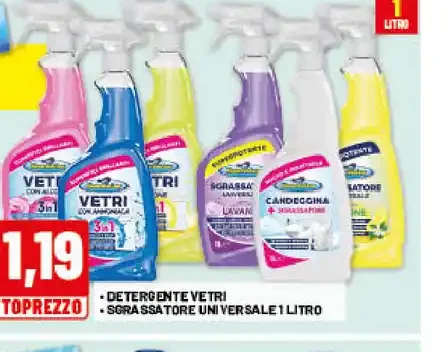 Detergente vetri