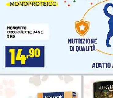 Monovito crocchette cane
