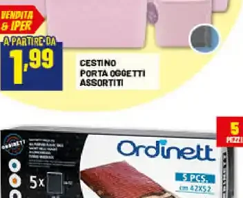 Cestino porta oggetti