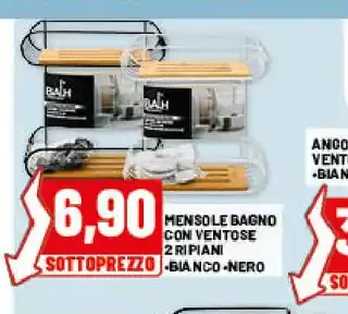 Mensole bagno con ventose