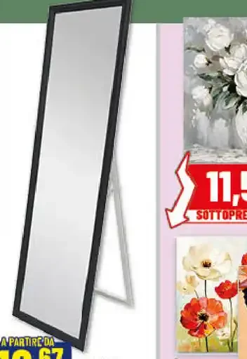 Specchio con stand