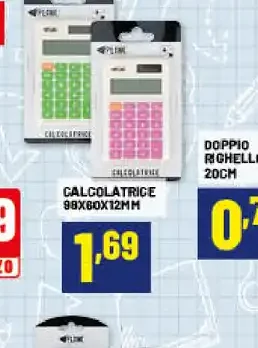 Calcolatrice 98x60x12 mm