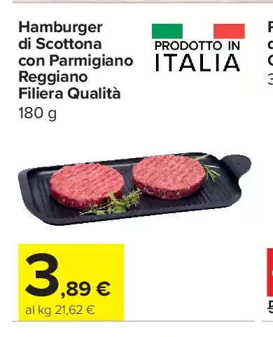 Hamburger di Scottona con Parmigiano Reggiano