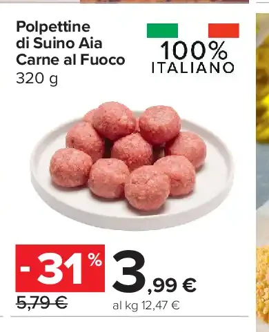 Polpettine di Suino Aia