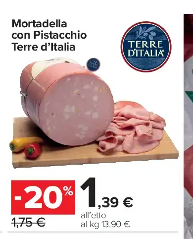 Mortadella con Pistacchio Terre d’Italia