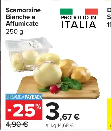 Scamorzine Bianche e Affumicate