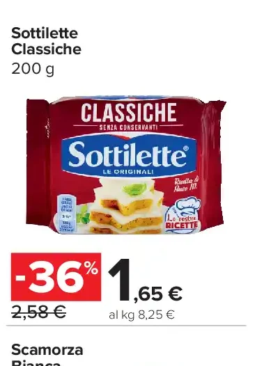 Sottilette Classiche