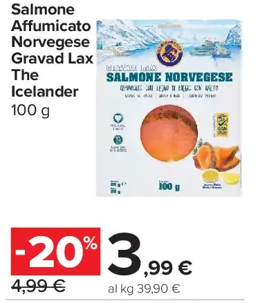 Salmone Affumicato Norvegese Gravad Lax