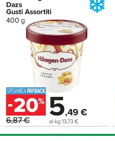 Pinte Häagen-Dazs gusti assortiti