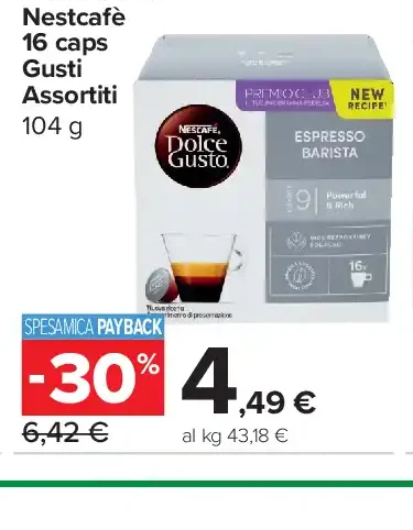 Dolce Gusto Nescafé 16 capsule