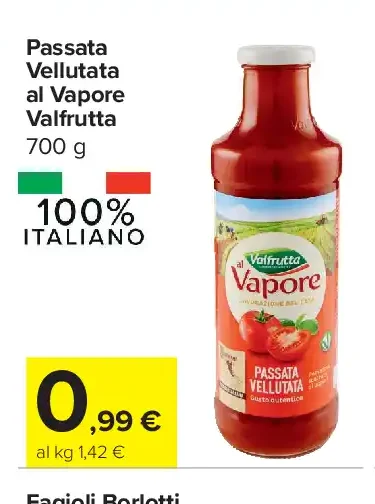 Passata vellutata al vapore Valfrutta