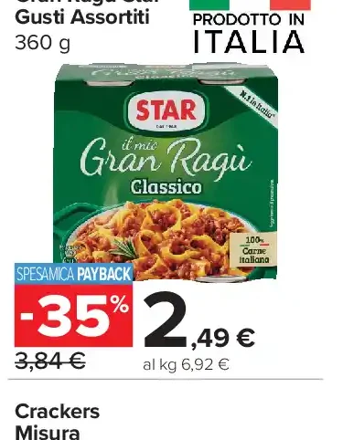 Gran Ragù Star gusti assortiti