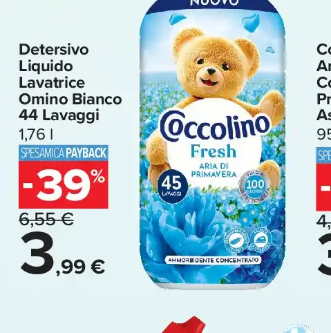 Detersivo liquido lavatrice Omino Bianco