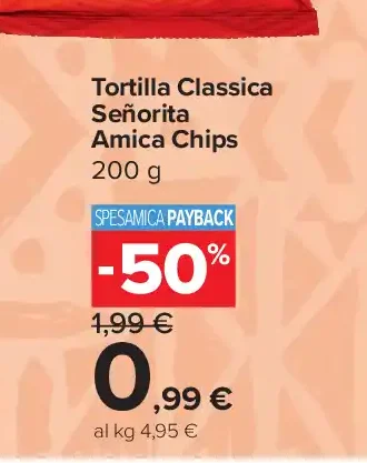Tortilla Classica Señorita Amica Chips