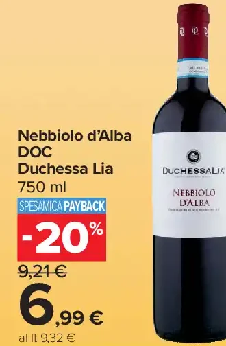 Nebbiolo d'Alba DOC Duchessa Lia