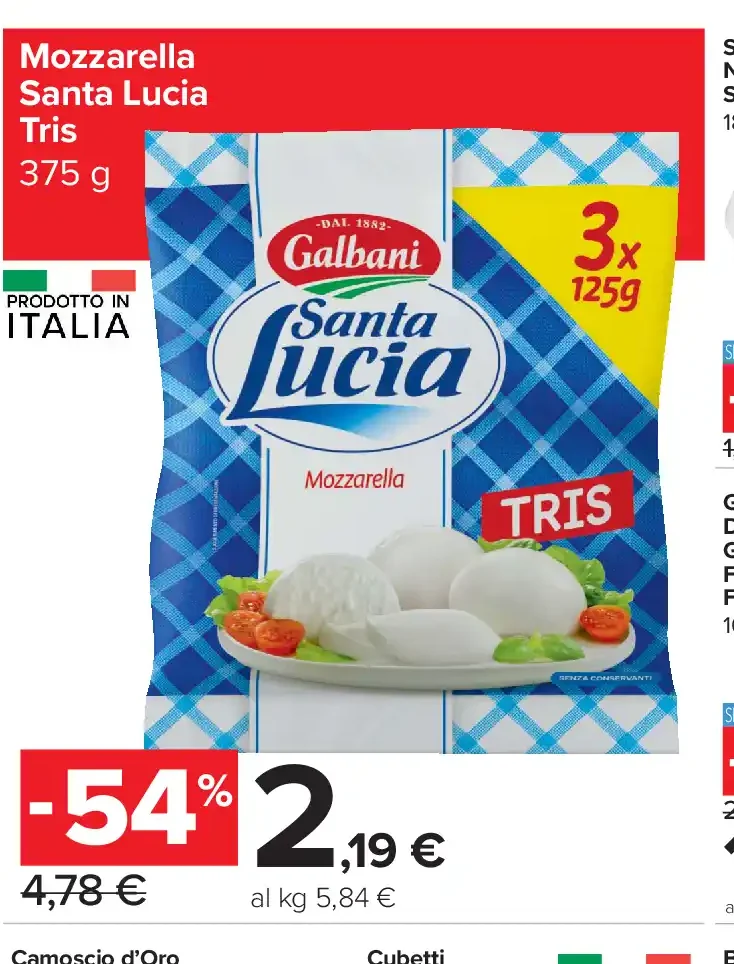 Mozzarella Santa Lucia Tris