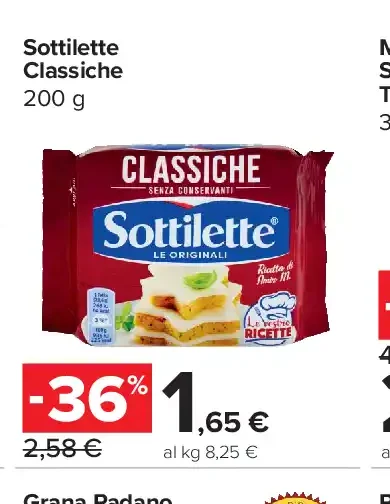 Sottilette Classiche