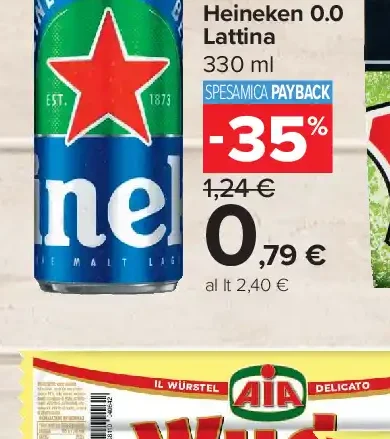 Heineken 0.0 Lattina