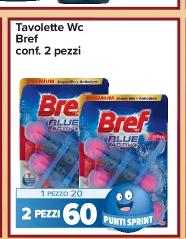 Tavolette WC Bref confezione 2 pezzi