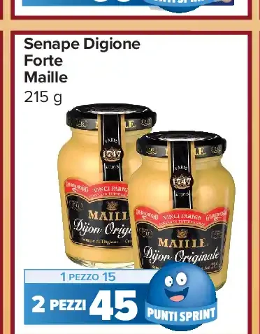 Senape Dijon Forte Maille 215 g