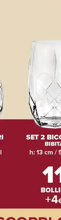 Set 2 bicchieri birra RCR Diamonds