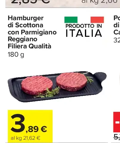 Hamburger di Scottona con Parmigiano Reggiano