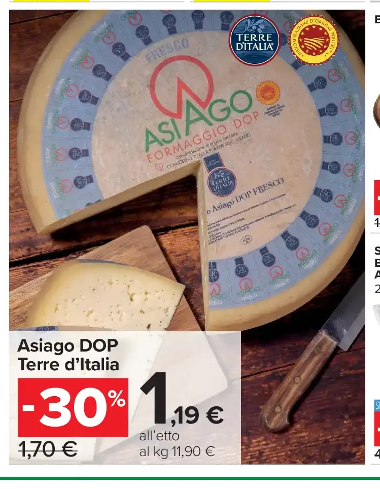 Asiago DOP Terre d'Italia