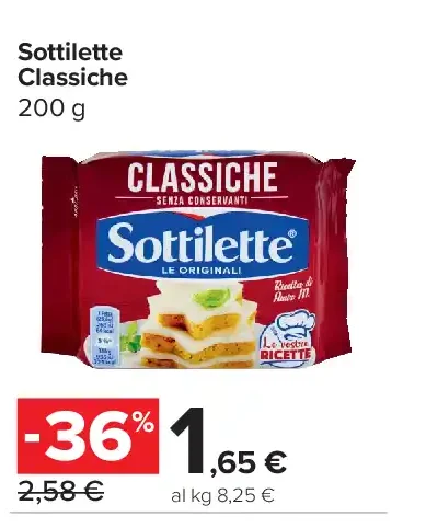Sottilette Classiche