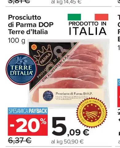 Prosciutto di Parma DOP Terre d'Italia