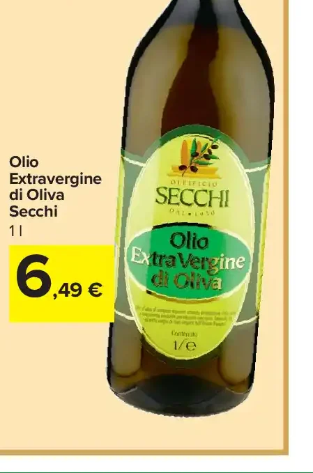 Olio extravergine di oliva Secchi